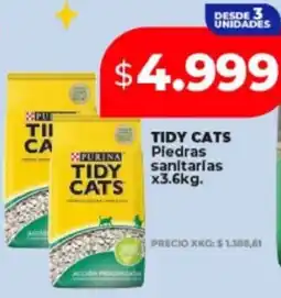 Supermayorista Vital Tidy cats piedras sanitarias oferta