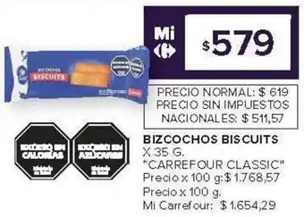 Carrefour Carrefour classic bizcochos biscuits oferta