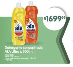 Supermercados Buenos Días Detergente concentrado ALA Ultra oferta