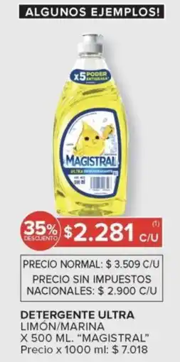 Carrefour Magistral detergente ultra limón/marina oferta