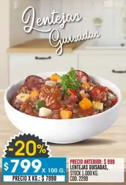 Coto Lentejas guisadas oferta