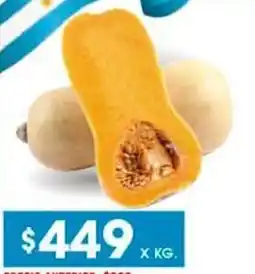 Coto Zapallo anco selección oferta