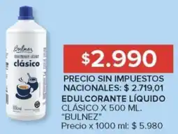 Carrefour Bulnez edulcorante líquido clásico oferta