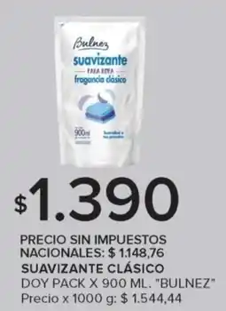 Carrefour Bulnez suavizante clásico doy pack oferta