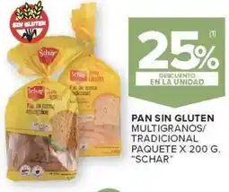 Carrefour Schar pan sin gluten multigranos/ tradicional paquete oferta