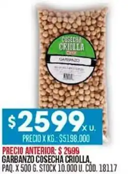Coto Garbanzo cosecha criolla, paq oferta