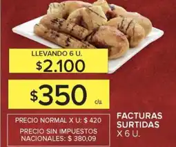 Carrefour Facturas surtidas oferta