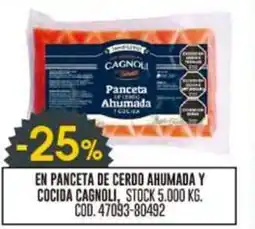 Coto En panceta de cerdo ahumada y cocida cagnoli oferta