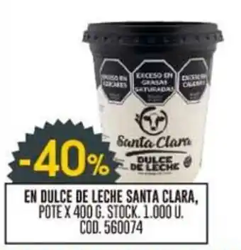 Coto En dulce de leche santa clara, pote oferta