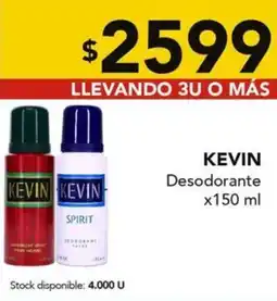 Nini Mayorista Kevin desodorante oferta