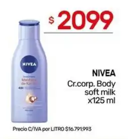 Nini Mayorista Nivea cr. corp. body soft milk oferta
