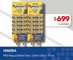 Nini Mayorista Minora pro maq.p/afeitar desc. cartel oferta