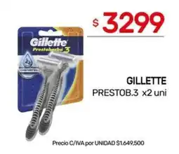 Nini Mayorista Gillette prestob.3 oferta