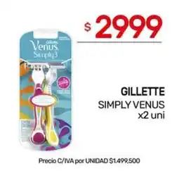 Nini Mayorista Gillette simply venus oferta