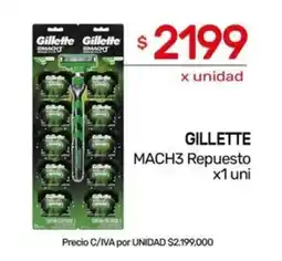 Nini Mayorista Gillette mach3 repuesto oferta