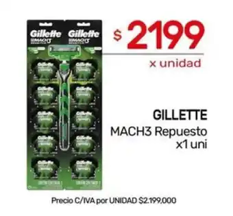 Nini Mayorista Gillette mach3 repuesto oferta