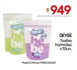 Nini Mayorista Deyse toallas húmedas oferta
