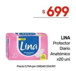 Nini Mayorista Lina protector diario Anatómico oferta