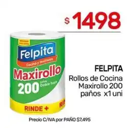 Nini Mayorista Felpita Rollos de Cocina Maxirollo oferta