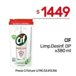 Nini Mayorista CIF Limp. Desinf. DP oferta