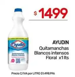 Nini Mayorista Ayudin quitamanchas Blancos intensos Floral oferta