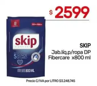 Nini Mayorista Skip jab.liq.p/ropa dp fibercare oferta