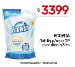 Nini Mayorista Ecovita jab.liq.p/ropa dp evolution 3 L oferta