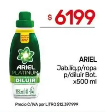 Nini Mayorista Ariel jab.liq.p/ropa p/diluir bot. oferta