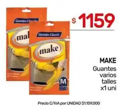 Nini Mayorista Make guantes varios talles oferta