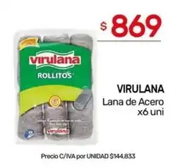 Nini Mayorista Virulana lana de acero oferta
