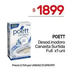 Nini Mayorista Poett desod.inodoro canasta surtida full oferta