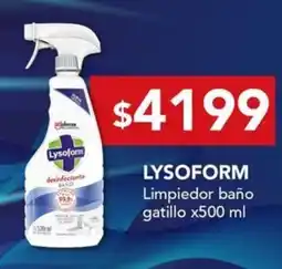 Nini Mayorista Lysoform limpiedor baño gatillo oferta