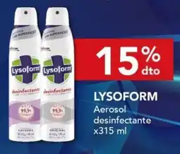 Nini Mayorista Lysoform aerosol desinfectante oferta