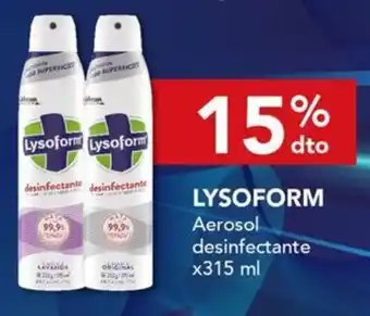 Nini Mayorista Lysoform aerosol desinfectante oferta