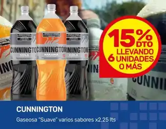 Nini Mayorista Cunnington Gaseosa Suave varios sabores oferta
