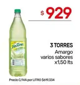 Nini Mayorista 3 torres amargo varios sabores oferta