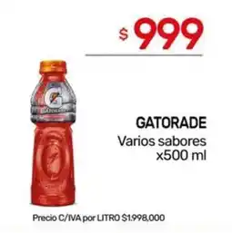 Nini Mayorista Gatorade varios sabores oferta