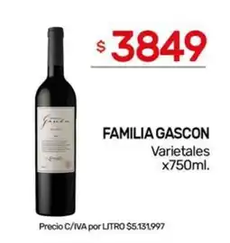 Nini Mayorista Familia gascon varietales oferta