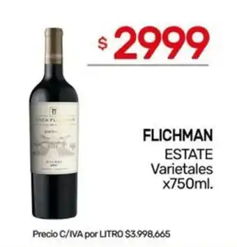 Nini Mayorista Flichman estate varietales oferta