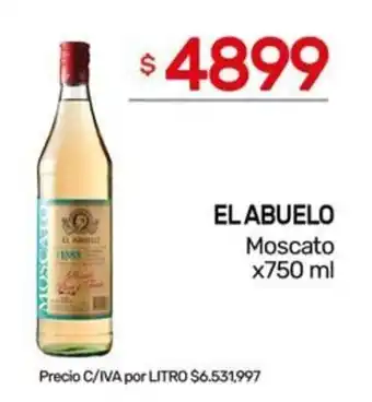 Nini Mayorista El abuelo moscato oferta