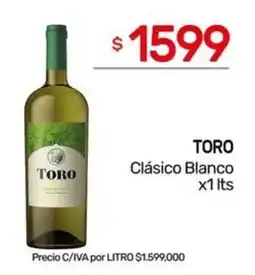 Nini Mayorista Toro clásico blanco oferta