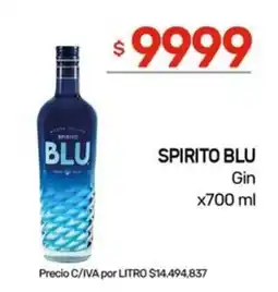 Nini Mayorista Spirito blu gin oferta