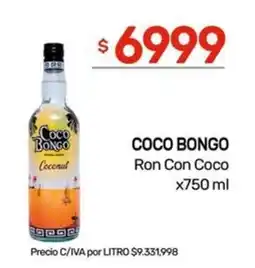 Nini Mayorista Coco bongo Ron Con Coco oferta