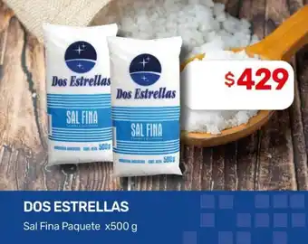 Nini Mayorista Dos estrellas Sal Fina Paquete oferta