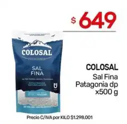 Nini Mayorista Colosal sal fina patagonia dp oferta