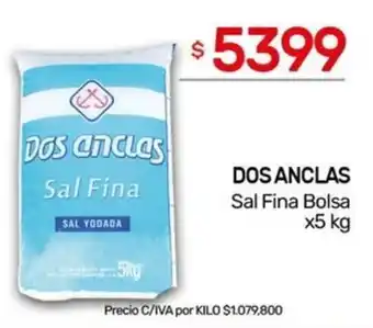 Nini Mayorista Dos anclas Sal Fina Bolsa oferta