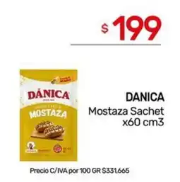 Nini Mayorista Danica mostaza sachet oferta