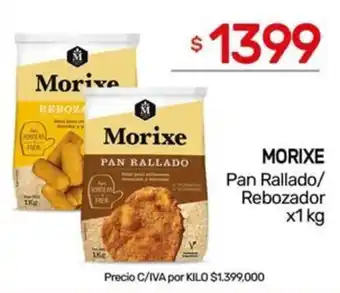 Nini Mayorista Morixe pan rallado / rebozador oferta