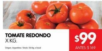 Disco Tomate redondo x kg oferta