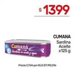 Nini Mayorista Cumaná Sardina Aceite oferta